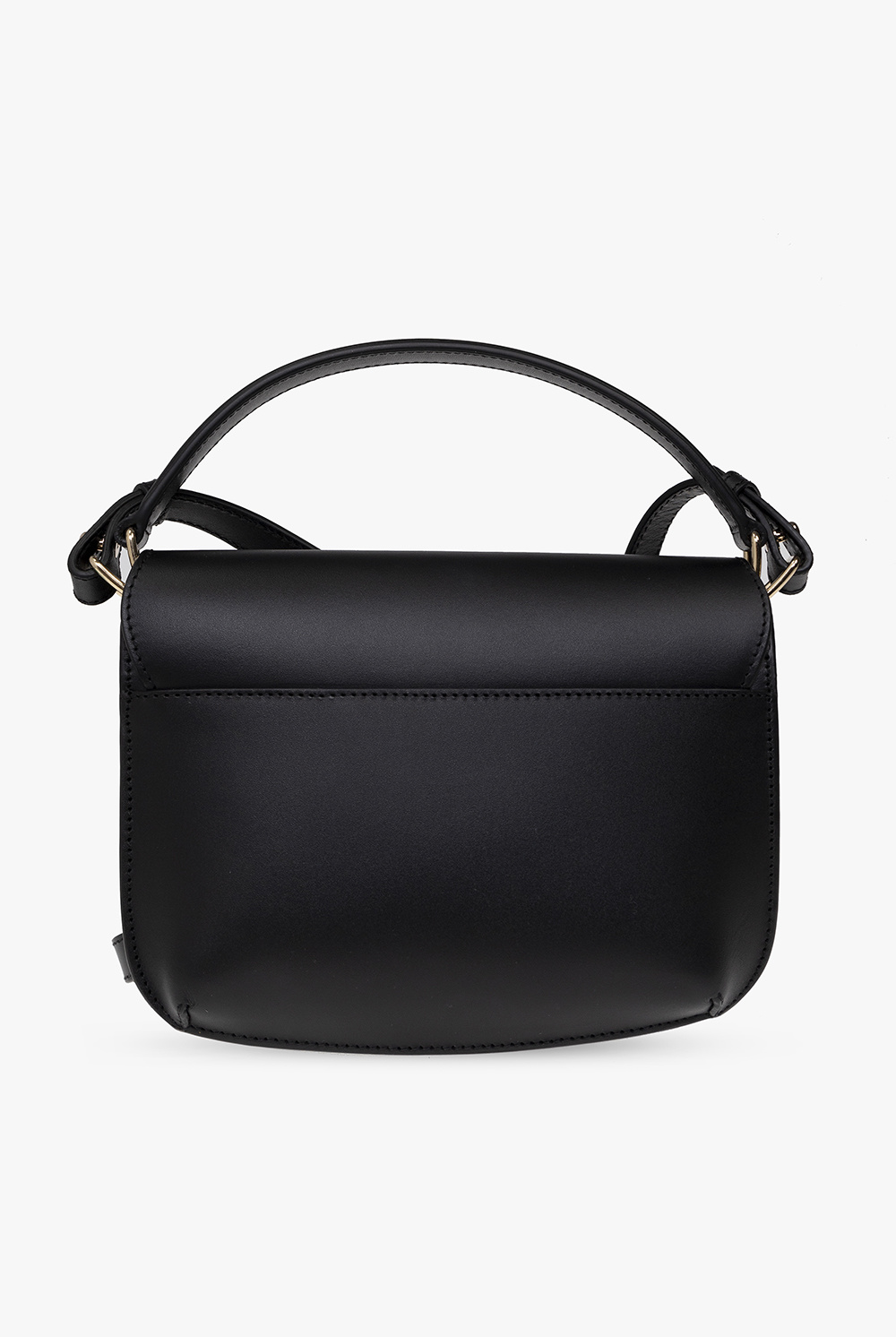 ショルダーバッグ・ポシェット A.P.C. Woman Shoulder bag Black PXBMWF61859 LZZ Virginie Small bag | Small trapeze-shaped bag in smooth